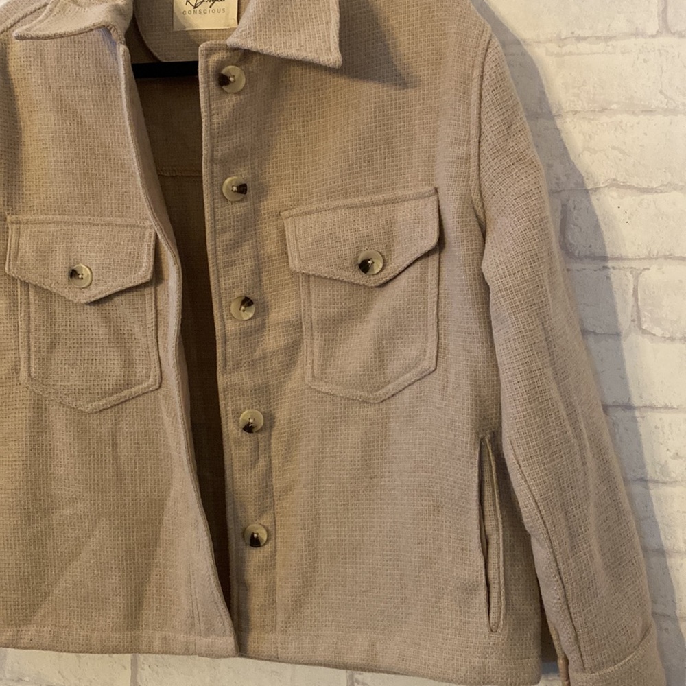 NWOT RD Style Conscious Paloma Woven Jacket Size XS - Picture 5 of 13